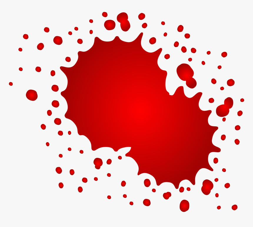 8 Bit Blood Splatter, HD Png Download - kindpng