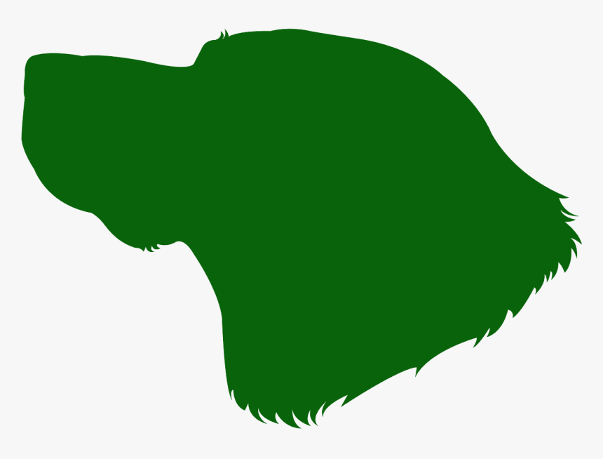 Dog Head Silhouette Blue, HD Png Download, Free Download