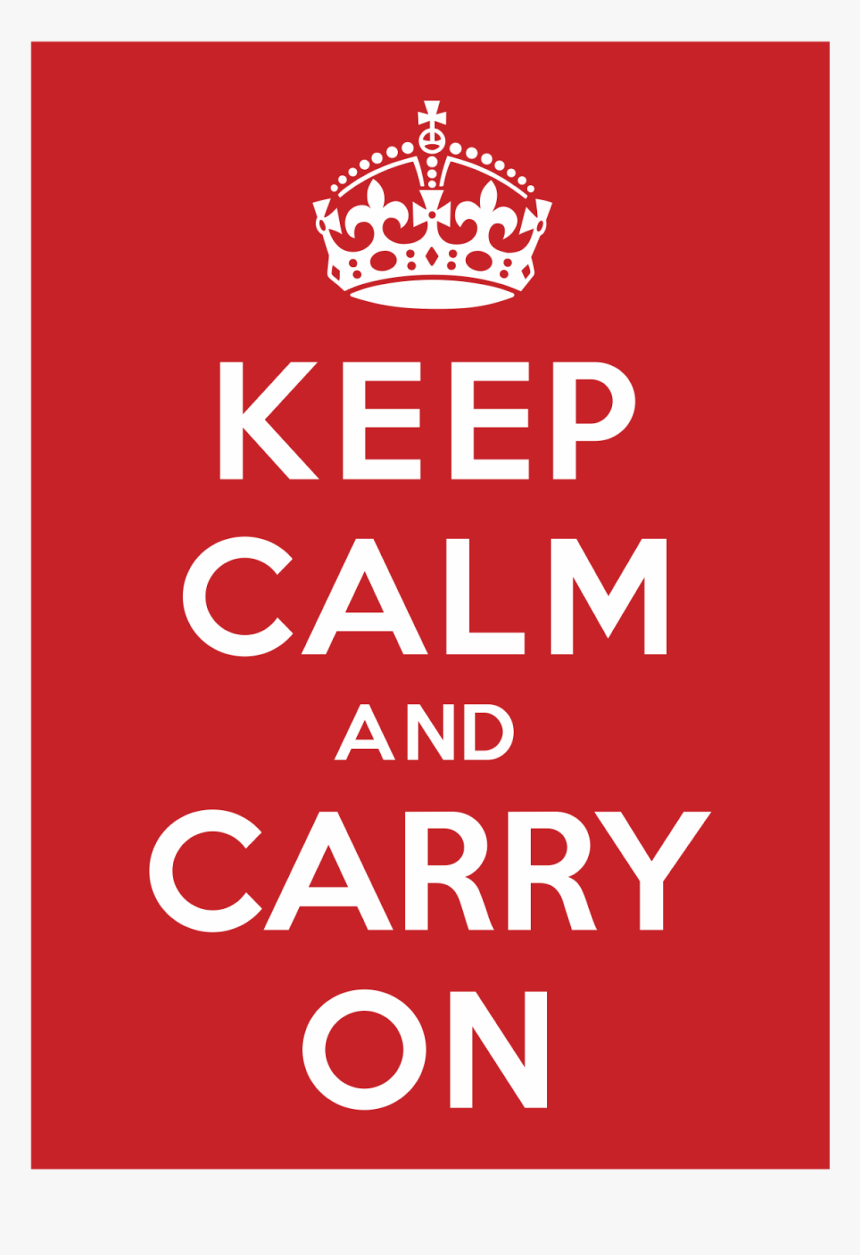 Keep Calm And Carry On Logo Vector - Keep Calm And Carry, HD Png Download, Free Download
