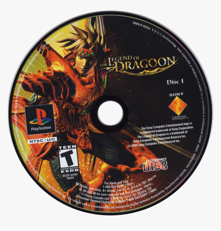 Legend Of Dragoon Cd, HD Png Download, Free Download