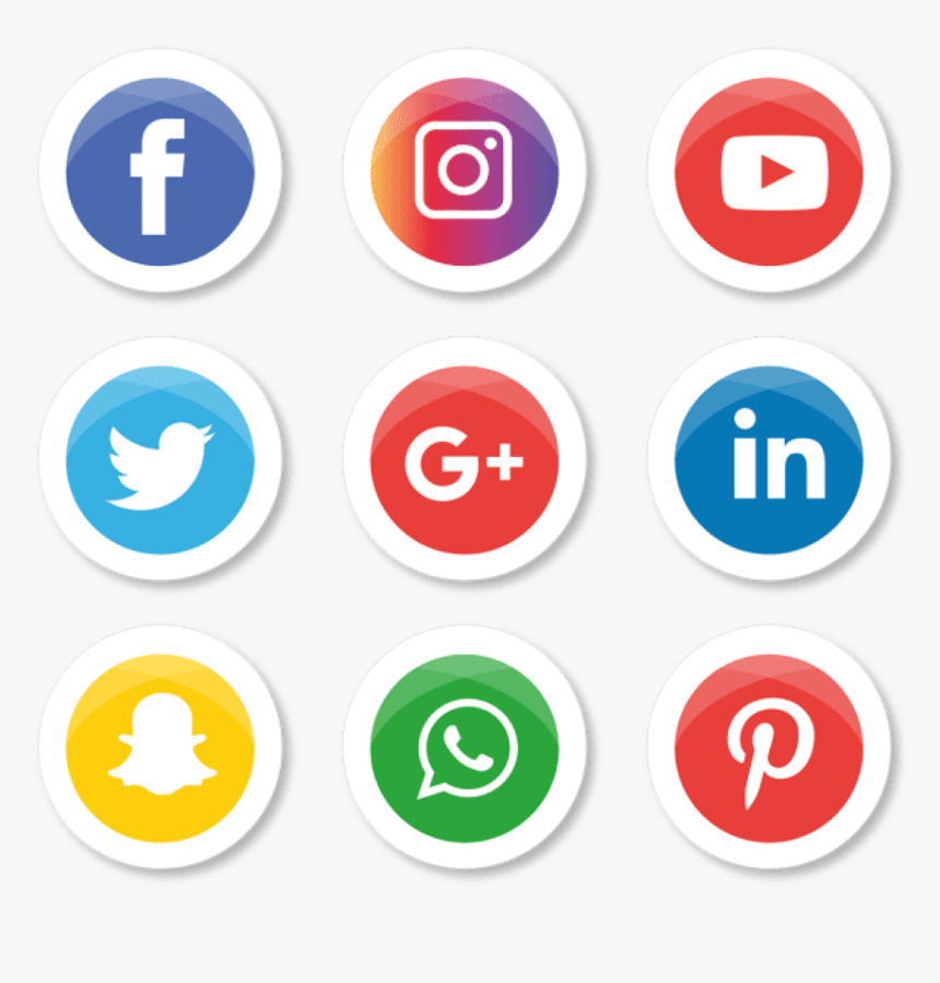 Vector Free Media Icons Set Logo Illustrator Png And Facebook Instagram Youtube Logo Png Transparent Png Kindpng