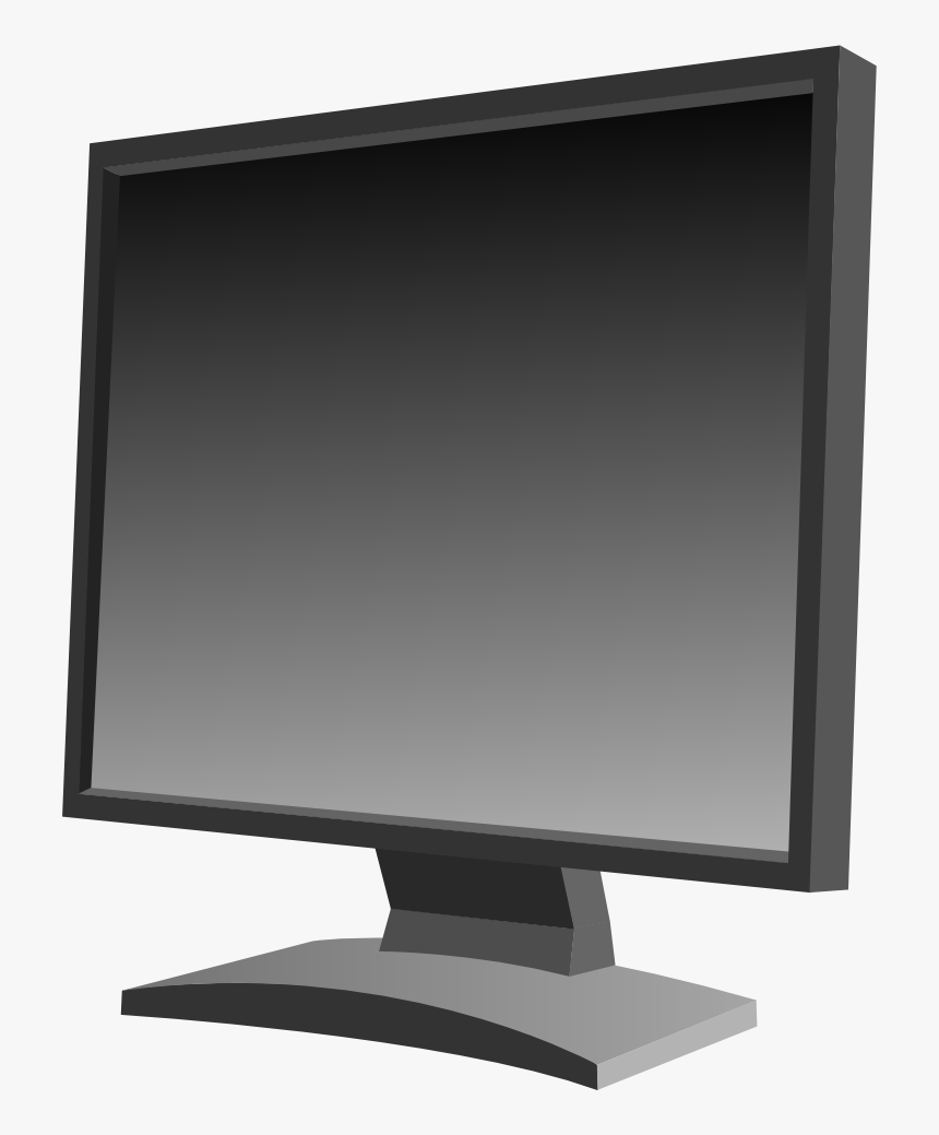 Onlinelabels Clip Art Lcd Monitor - Monitor Clip Art, HD Png Download, Free Download