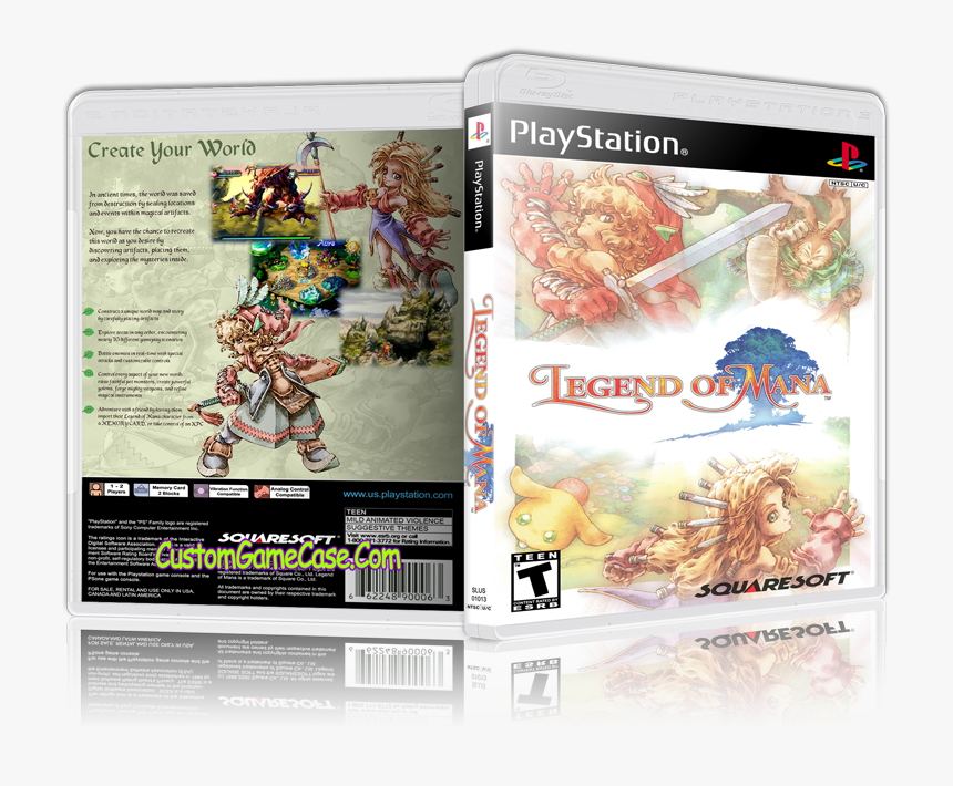 Transparent Legend Of Dragoon Logo Png - Legend Of Mana Cover Psx, Png Download, Free Download