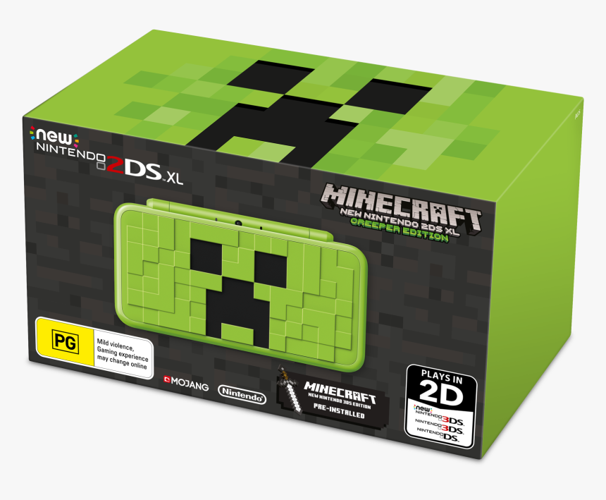 3ds Xl Edition Minecraft, HD Png Download, Free Download