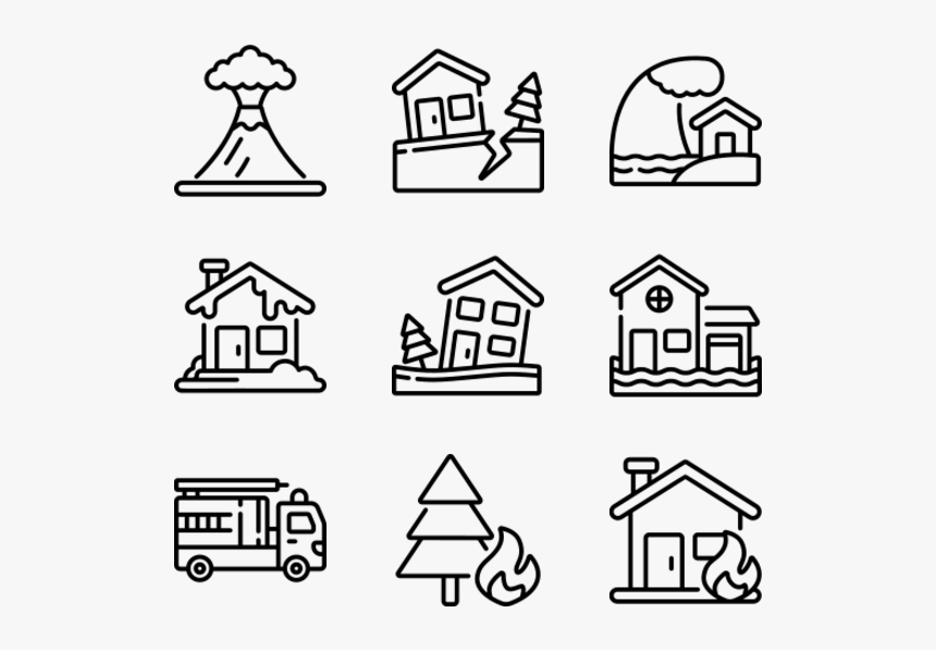 Natural Disaster - Work Icon, HD Png Download, Free Download
