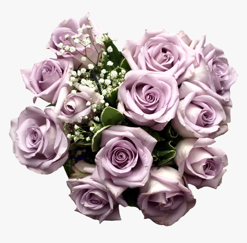 Bouquet Clipart Purple Bouquet - Light Purple Rose Bouquet, HD Png Download, Free Download