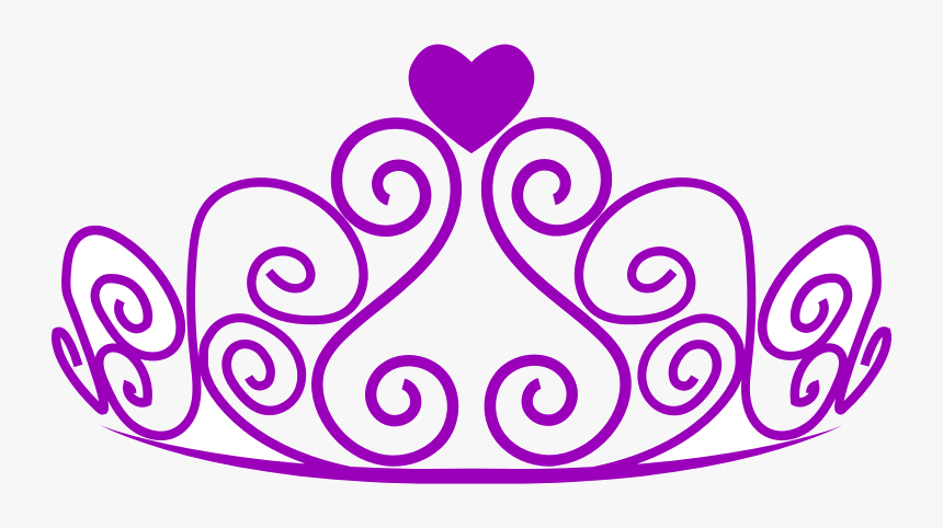 Crown Queen Tiara Princess Clipart Free Images At Clker - Transparent Background Princess Crown Clipart, HD Png Download, Free Download