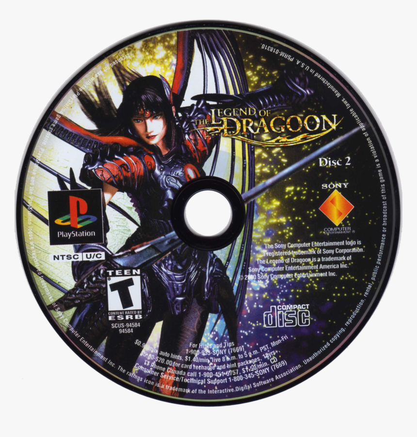 Legend Of Dragoon Cd, HD Png Download, Free Download