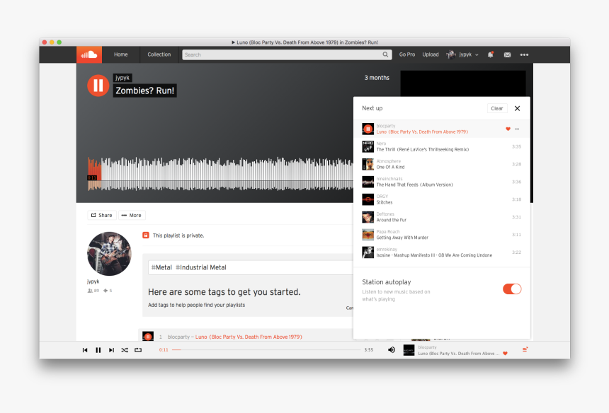 Soundcloud Up Next, HD Png Download, Free Download
