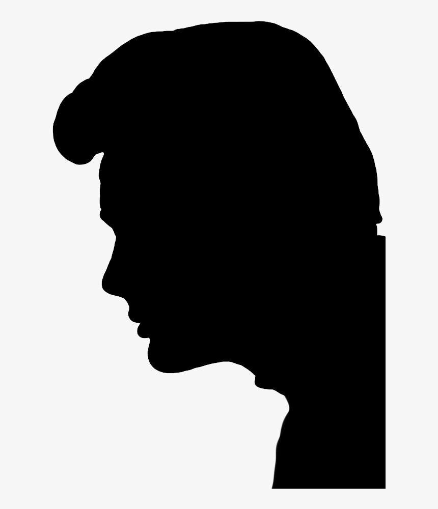 Face Silhouette - Man Face Silhouette Png, Transparent Png, Free Download