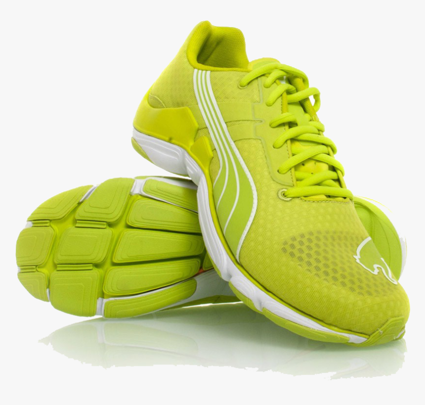 Puma Shoes Nike Running Green Footwear Sneakers Clipart - Transparent Transparent Background Shoes Png, Png Download, Free Download