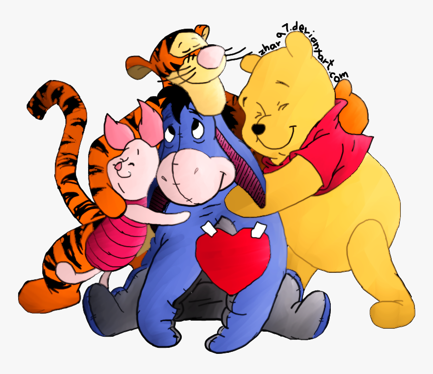 Winnie The Pooh Hug, HD Png Download, Free Download