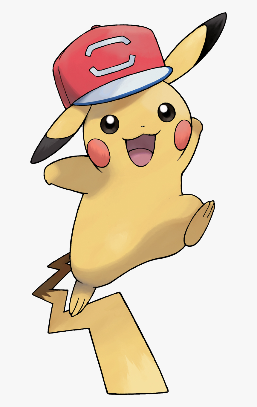 Bulbapedia, The Community-driven Pokémon Encyclopedia - Pikachu With Ash  Cap, HD Png Download - kindpng