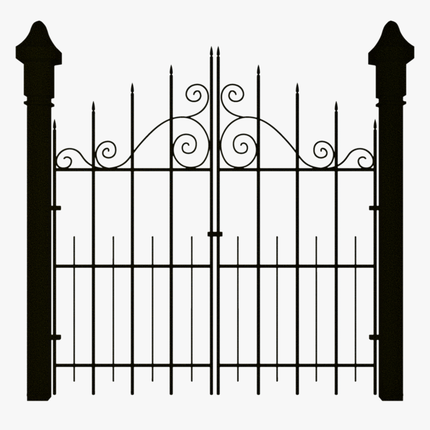 Haunted House Gate Png, Transparent Png, Free Download