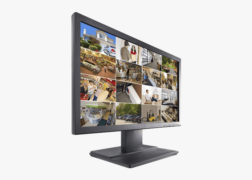 19inch Led Backlit Lcd Security Monitor For Security - Led-backlit Lcd Display, HD Png Download, Free Download