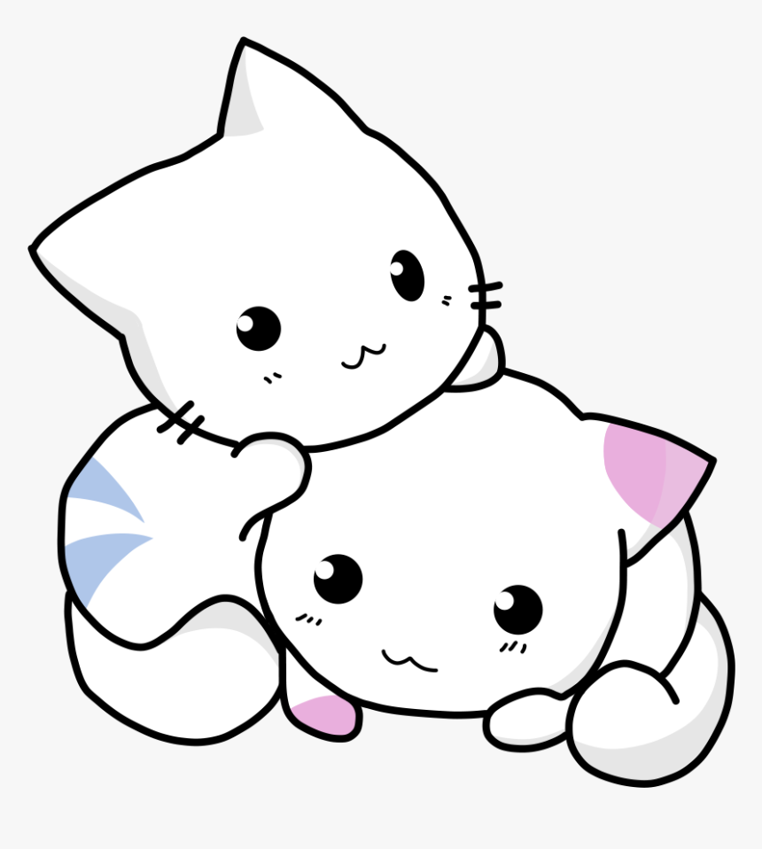 Kitty, Cuddling, Cat, Kitten Feline, Cute, Adorable - Cute Kitty Clipart, HD Png Download, Free Download