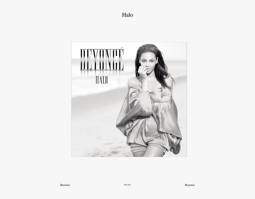 Halo Beyonce Album Cover, HD Png Download, Free Download