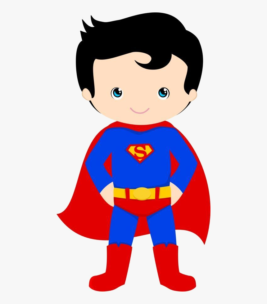 Superhero Clipart Clip Arts For Free On Transparent - Super Homem Cute Png, Png Download, Free Download