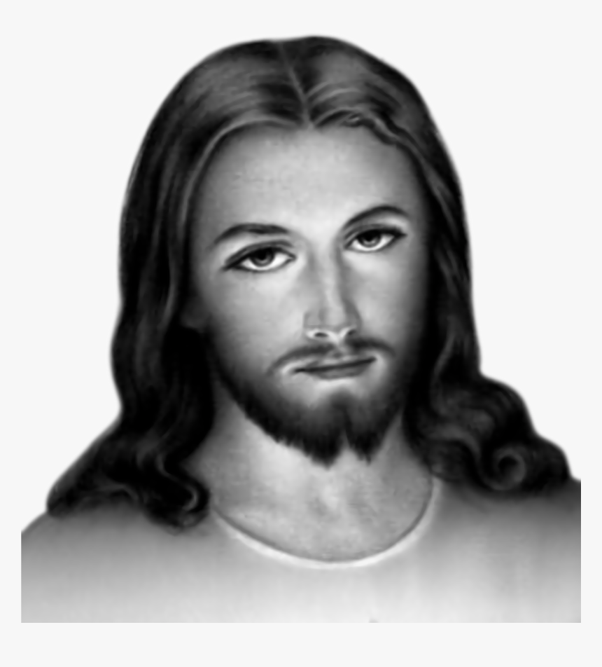 Jesus Christ Images - Sacred Heart Of Jesus Black And White, HD Png Download, Free Download