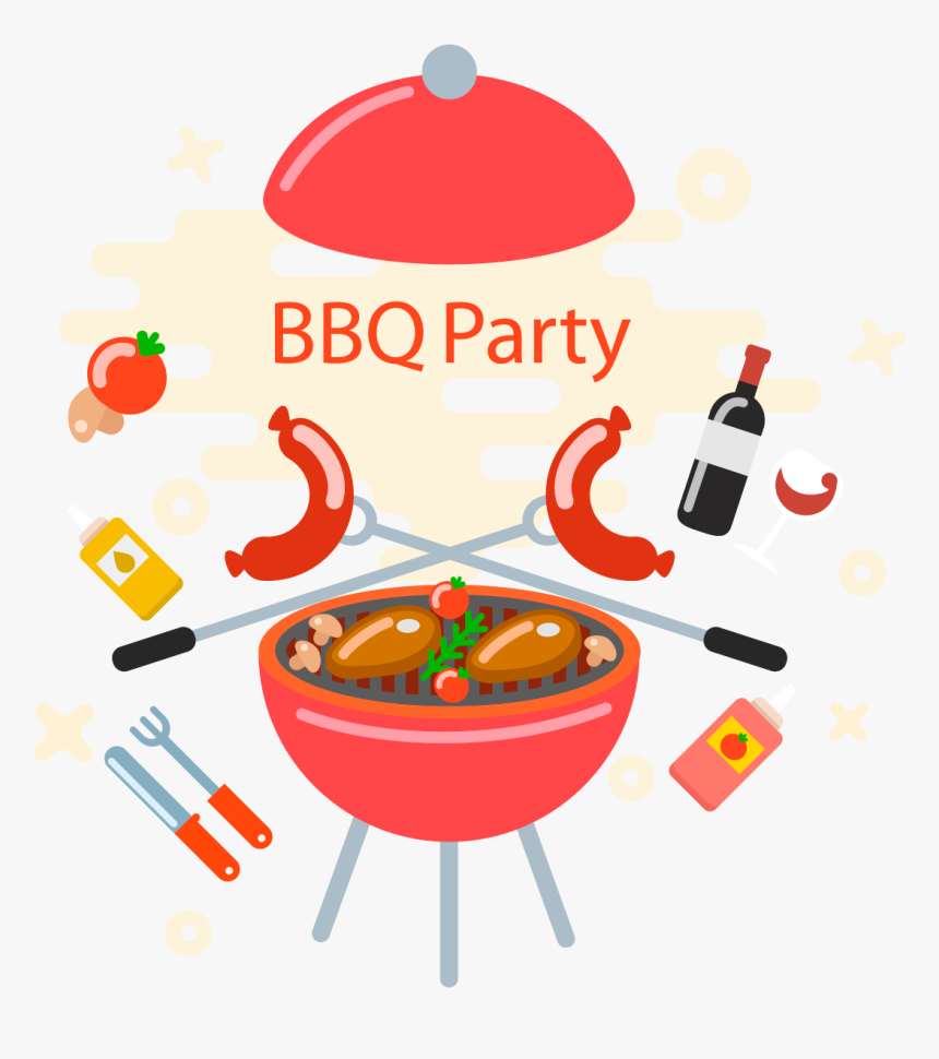 Transparent Grill Clipart - Transparent Background Barbecue Grill Clipart, HD - kindpng