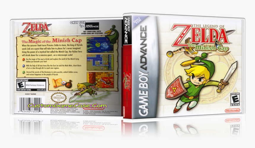 The Legend Of Zelda The Minish Cap - Legend Of Zelda The Minish Cap Boxart, HD Png Download, Free Download