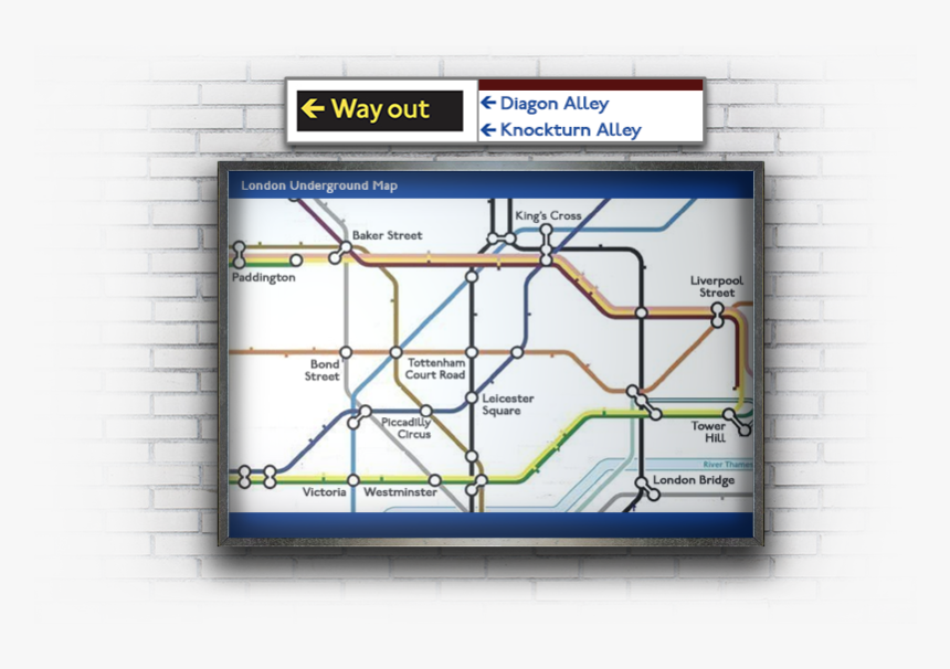 London Tube Map, HD Png Download, Free Download