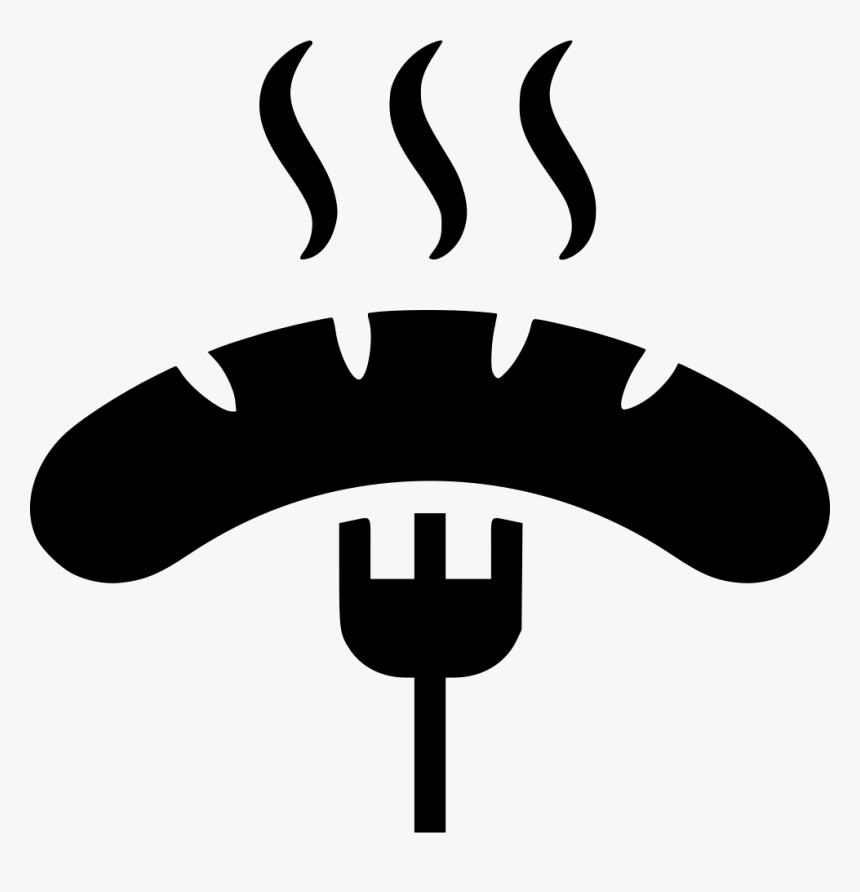 Sausage Hot Grill Bbq Party - Bbq Icon Png, Transparent Png, Free Download