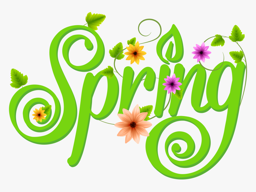 Typeface Clip Art - Transparent Background Spring Clipart, HD Png Download, Free Download