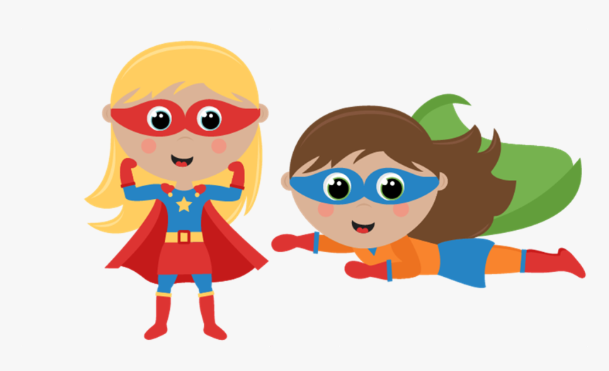 Super Heroes Png - Superhero Boy And Girl Clipart, Transparent Png, Free Download