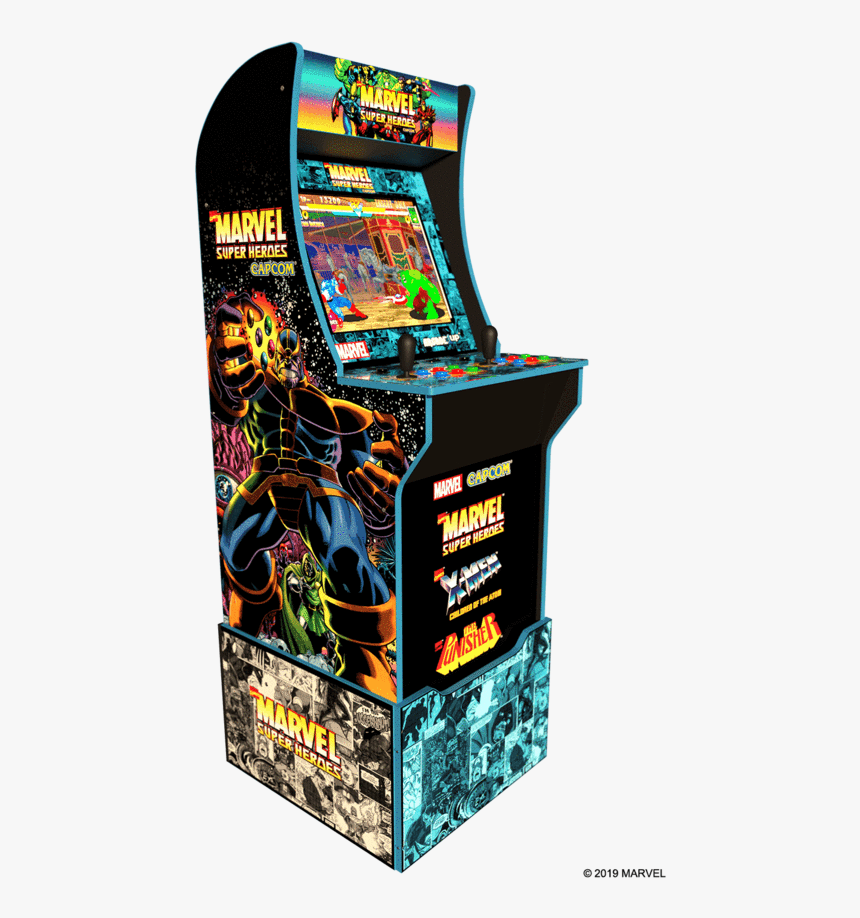 Marvel Super Heroes Arcade 1up, HD Png Download, Free Download