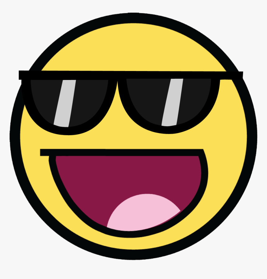 Face Smiley Youtube Clip Art - Awesome Face With Sunglasses, HD Png Download, Free Download