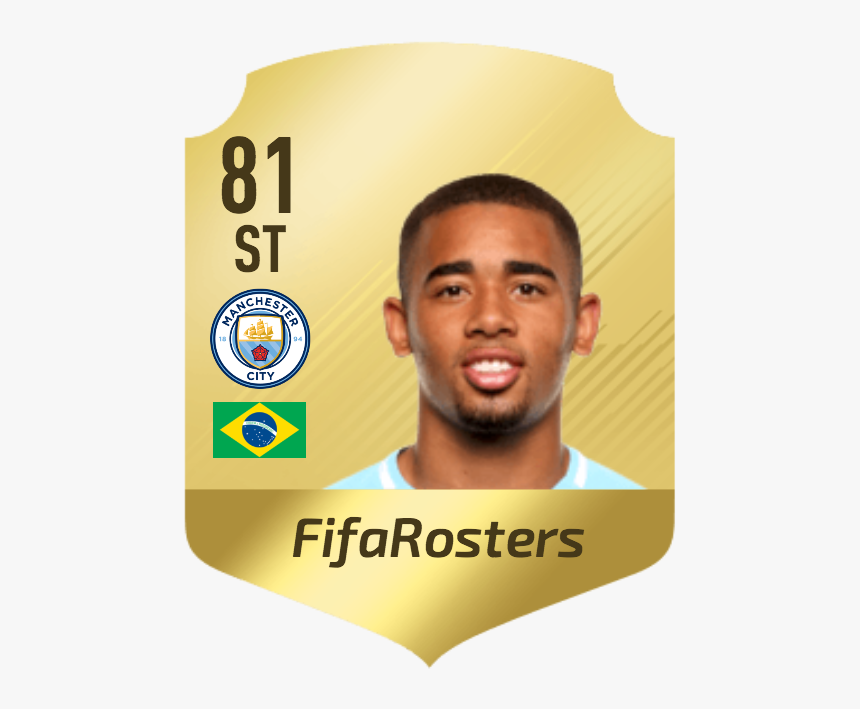 The Premier League"s Best Talent And Brazil"s - Gabriel Jesus Fifa 18 Card, HD Png Download, Free Download