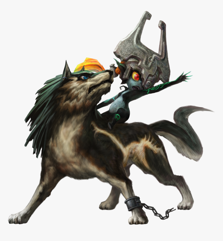 Midna And Wolf Link, HD Png Download, Free Download