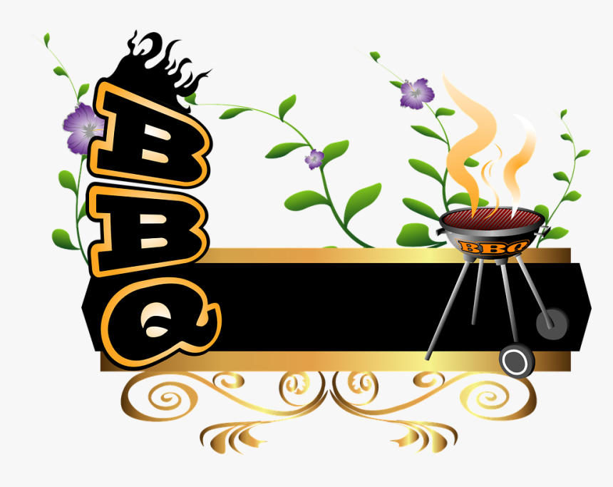 Grilling Clipart Vintage - Transparent Background Bbq Clipart, HD Png Download, Free Download