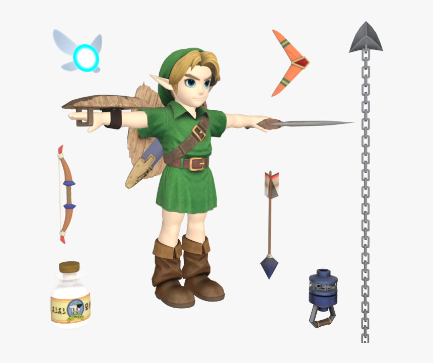 Download Zip Archive - Young Link Smash Ultimate, HD Png Download, Free Download