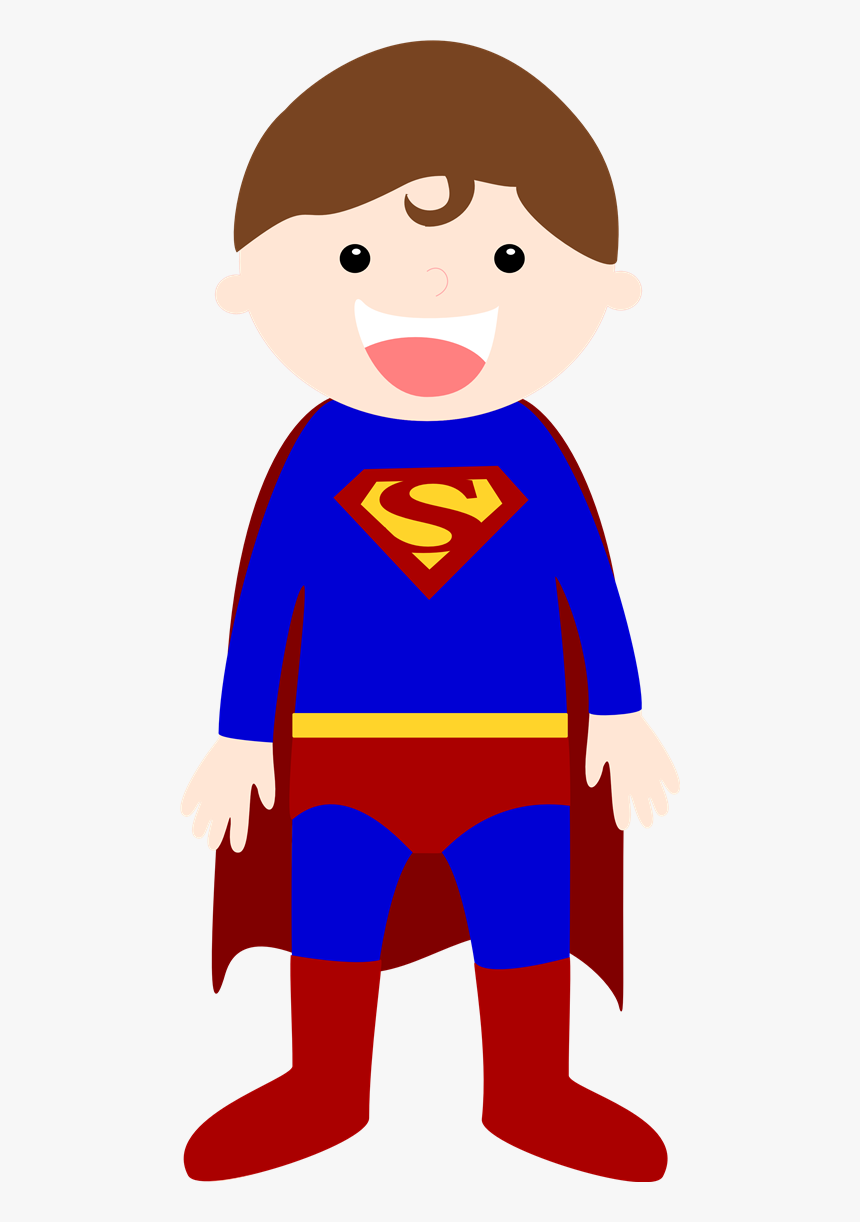 Kindergarten Clipart Superhero - Superman Boy Png, Transparent Png, Free Download