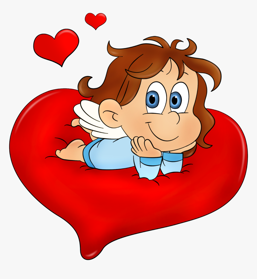 Valentines Day Clip Art - Good Night Status Cartoon, HD Png Download, Free Download