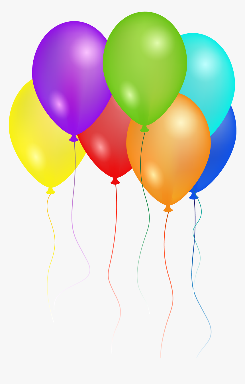 Birthday Decoration Png Clipart - Happy Birthday Balloons Images Png, Transparent Png, Free Download