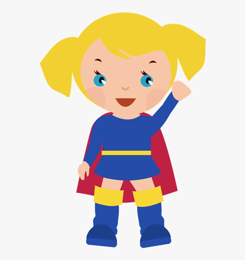 Superhero Printables - Female Superhero Clip Art, HD Png Download, Free Download