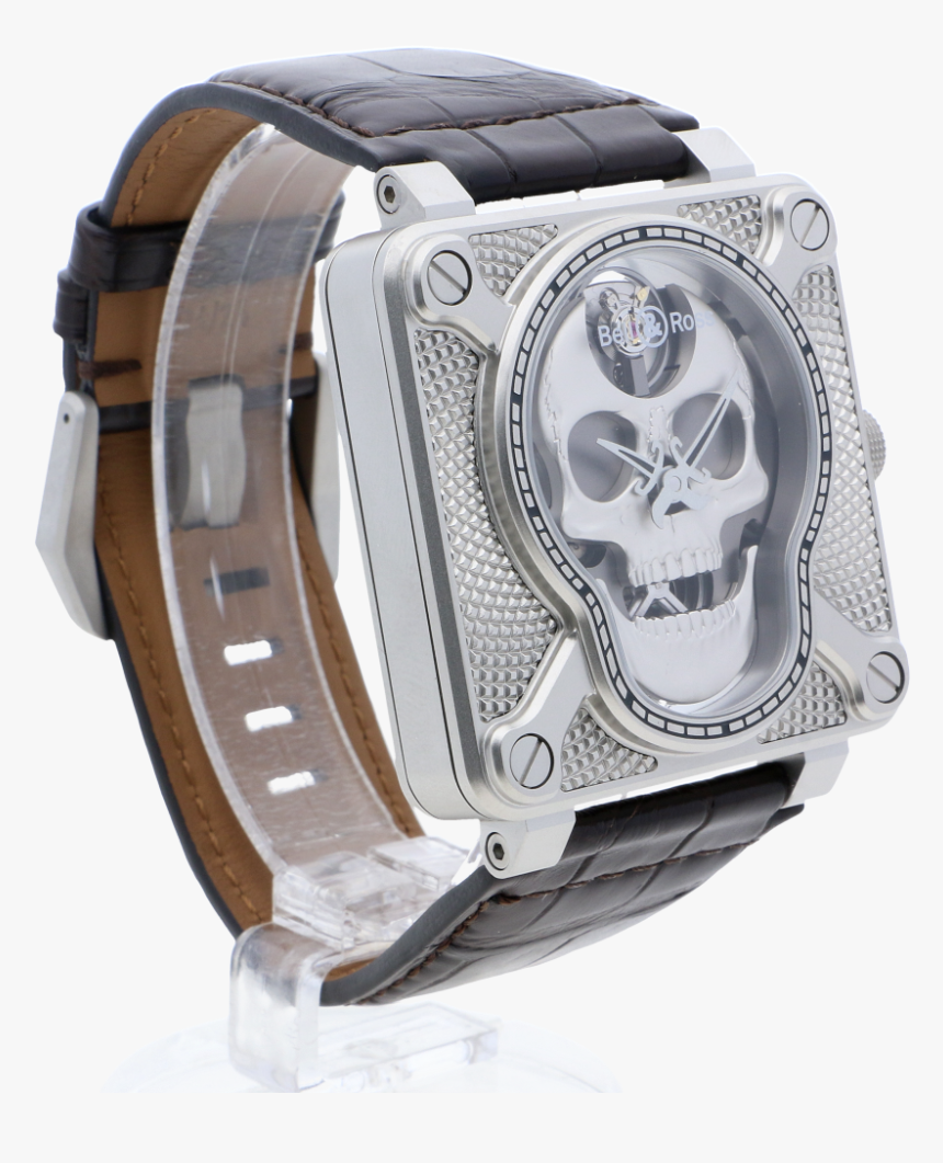 Bell & Ross Br01 Laughing Skull - Analog Watch, HD Png Download, Free Download