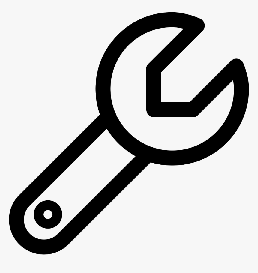 Home Decoration - Wrench Outline Png, Transparent Png, Free Download