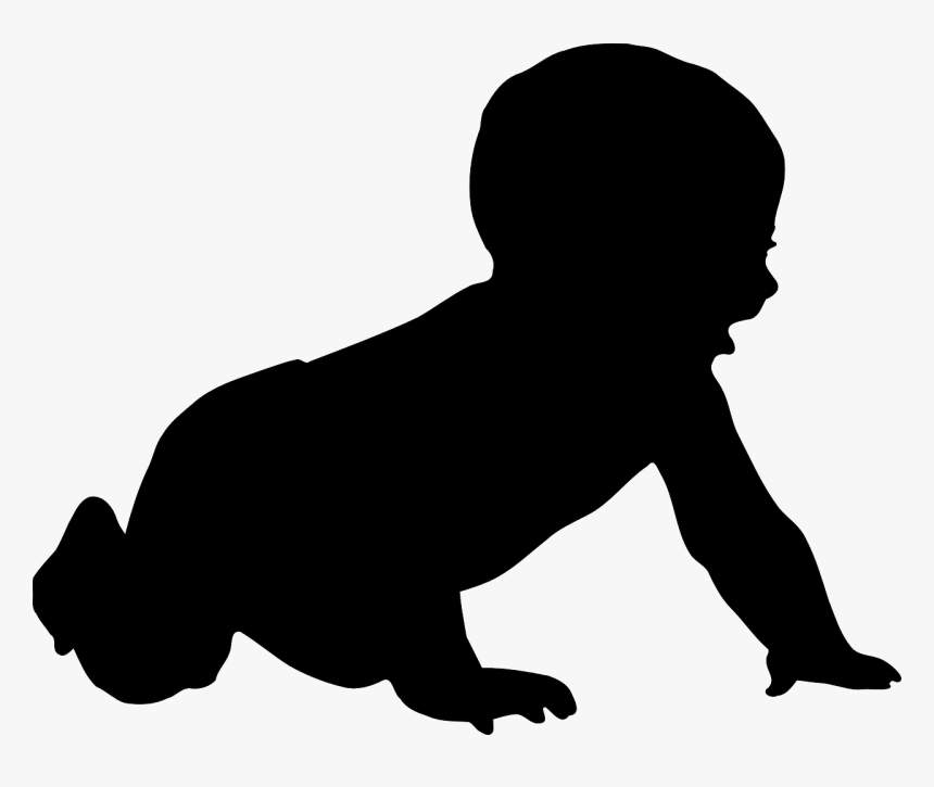 Baby Silhouette No Background, HD Png Download, Free Download