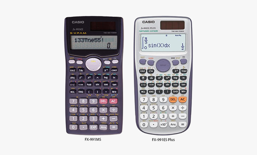 Scientific Calculator Png Picture - Casio Fx, Transparent Png, Free Download