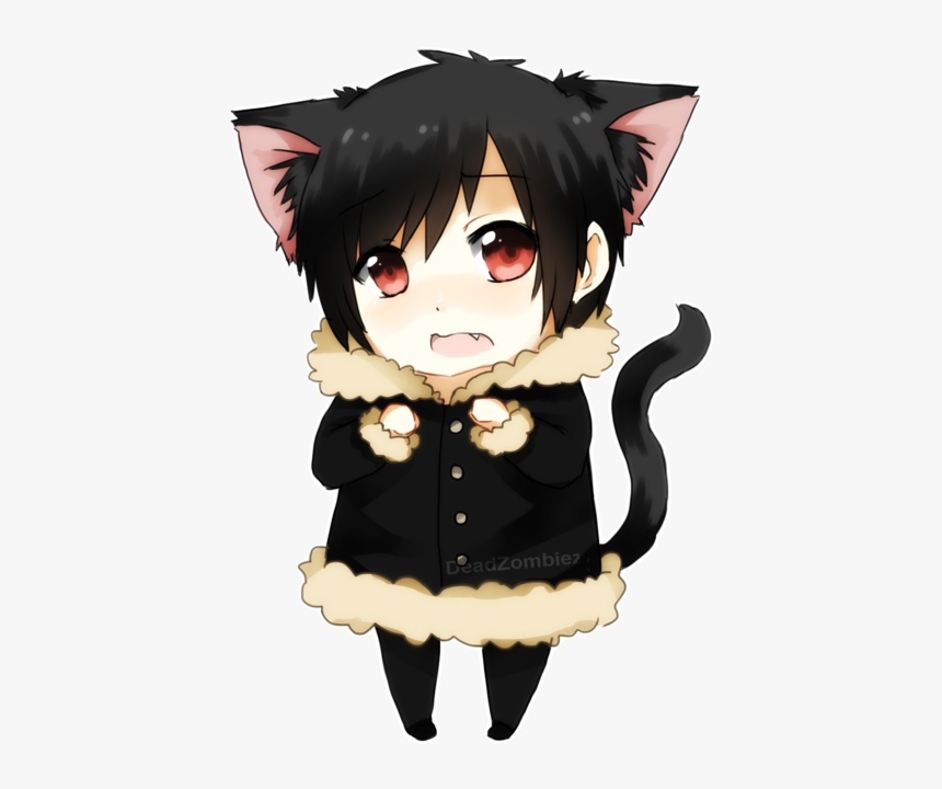 Chibi Black Hair Boy Png, Transparent Png, Free Download