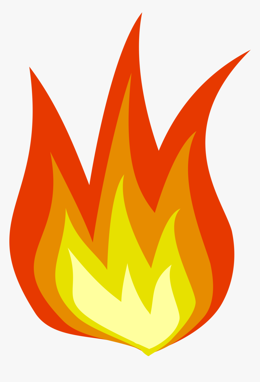 Simple Flame - Flame Clipart, HD Png Download, Free Download