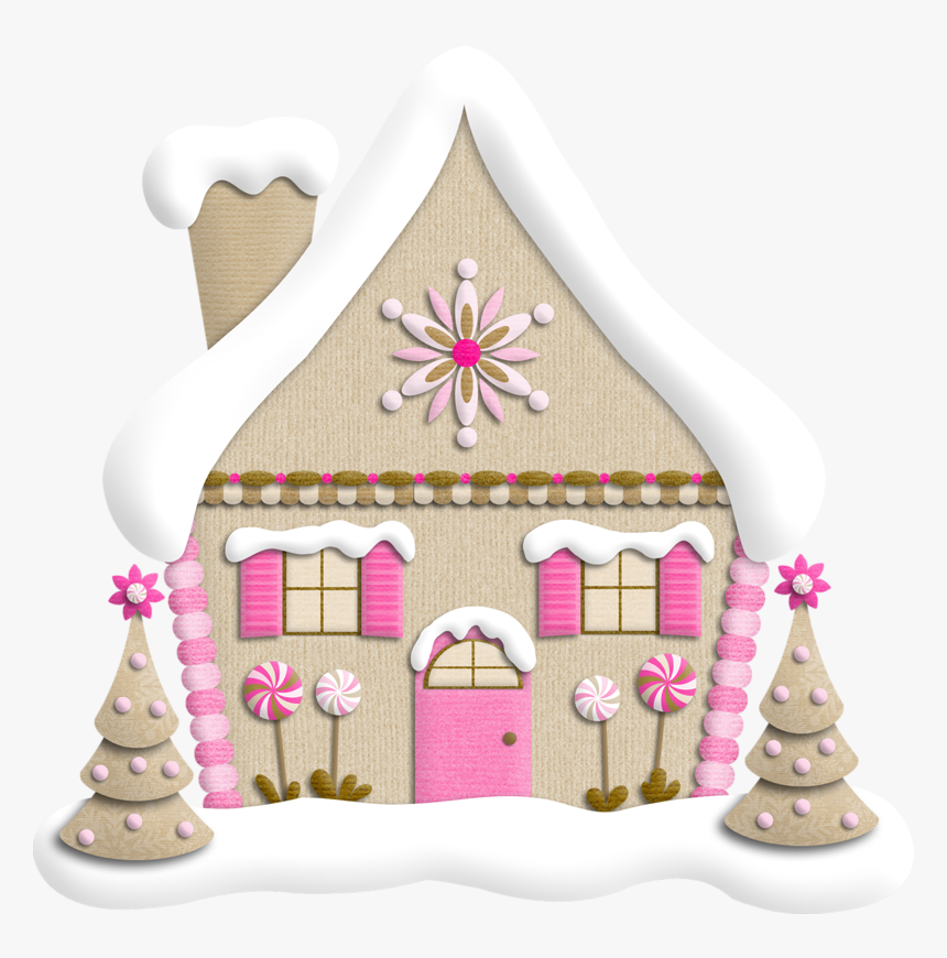 Pink Dessert Tree Christmas Card Free Hd Image Clipart - Christmas Day, HD Png Download, Free Download