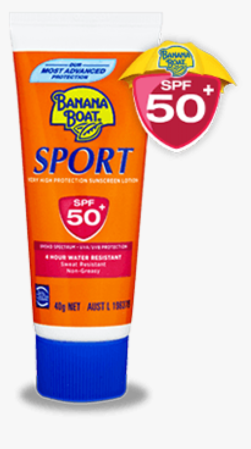 Banana Boat Sport Spf 50 Sunscreen 40g - Cosmetics, HD Png Download, Free Download