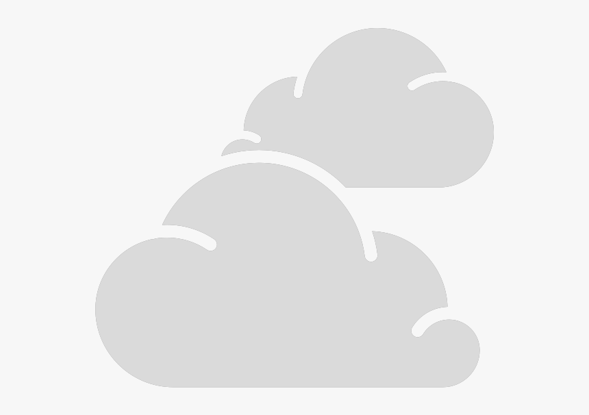 Simple Weather Icons Cloudy - Transparent Cloudy Weather Icon, HD Png Download, Free Download