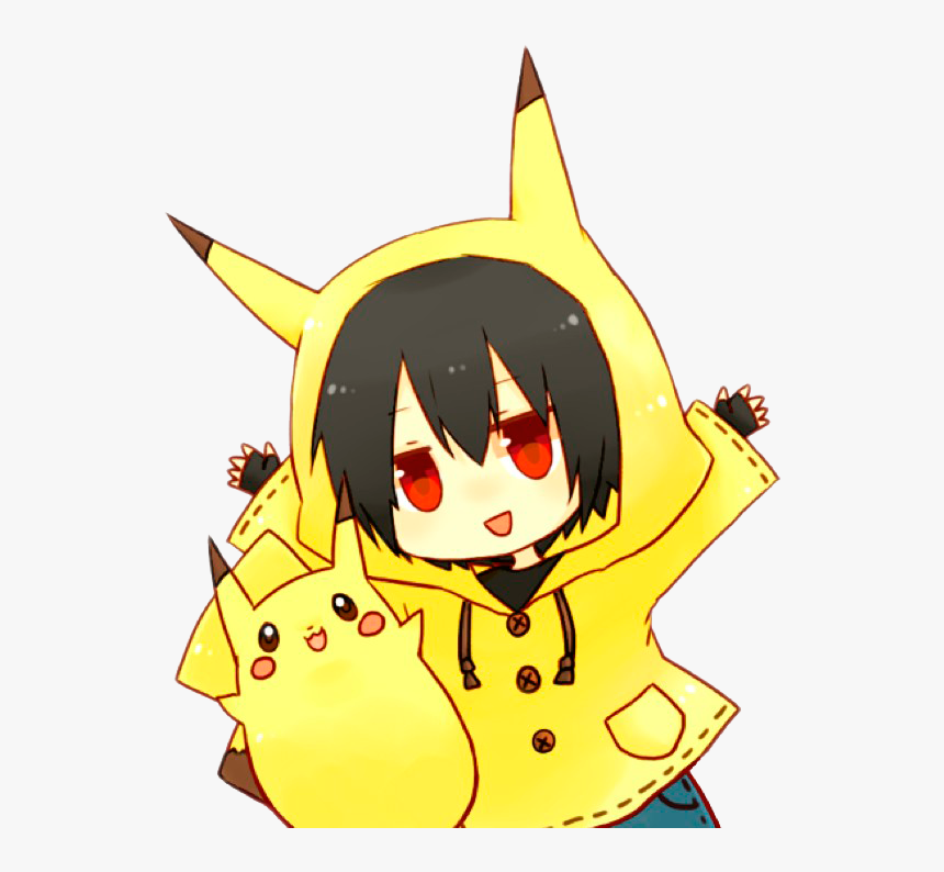 #pokemon #pikachu #chibi #anime #boy #cute #tumblr - Ethan Neko, HD Png Download, Free Download