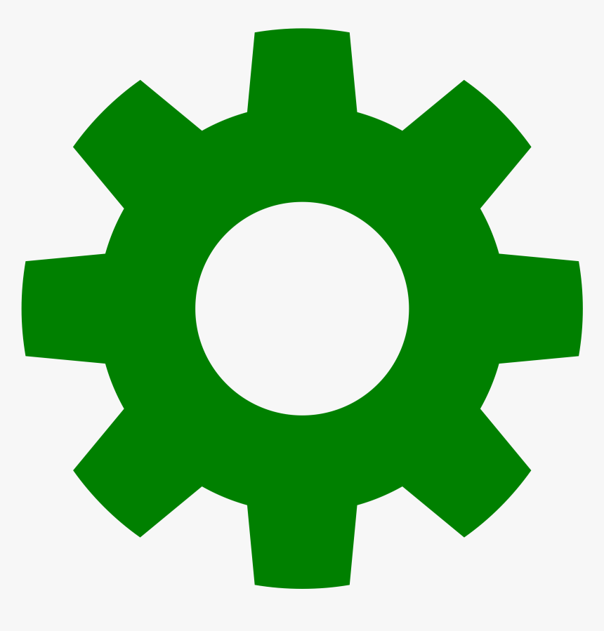 Gears Icon Png - Green Gear Logo Png, Transparent Png, Free Download